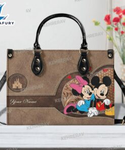 Mickey Minnie Leather Handbag