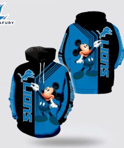 Mickey Mouse Detroit Lions Hoodie…