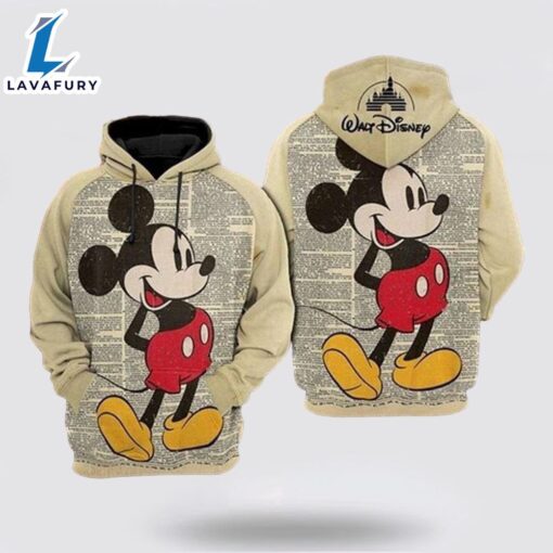 Mickey Mouse Disney All Over Printed Hoodies- Mickey 3D Shirts Gift