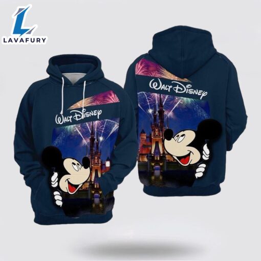 Mickey Mouse Disney Over Print 3D Hoodie Statement Hoodie Pieces