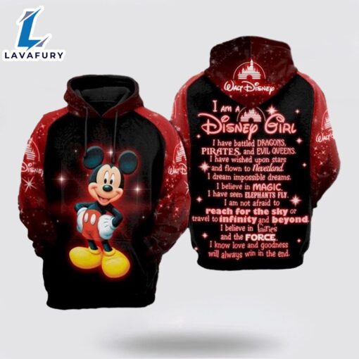 Mickey Mouse Disney Twinkle 3D Hoodie – Mickey 3D Shirts Gift