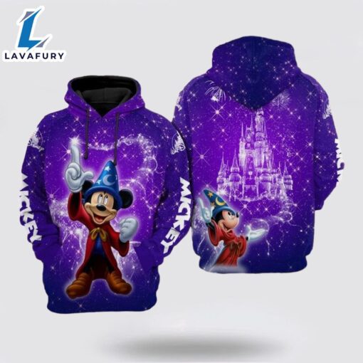 Mickey Mouse Disneyland All Over Print 3D Hoodie – Mickey 3D Shirts Gift