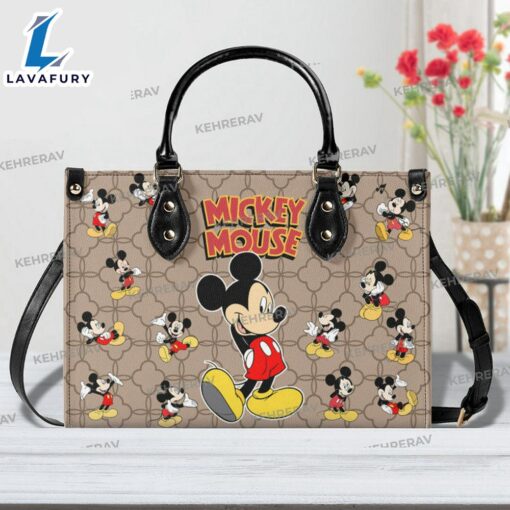 Mickey mouse Leather Handbag