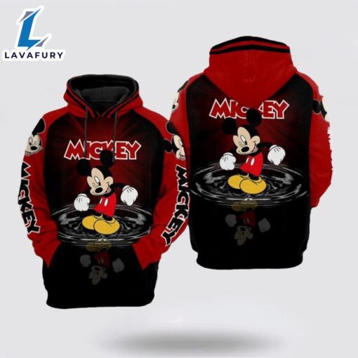 Mickey Mouse Over Print 3D Hoodie Cool Streetwear Hoodies – Mickey 3D Shirts Gift