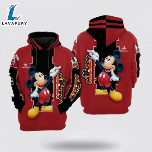 Mickey Mouse Over Print 3D Hoodie Stylish Hoodies Galore – Mickey 3D Shirts Gift