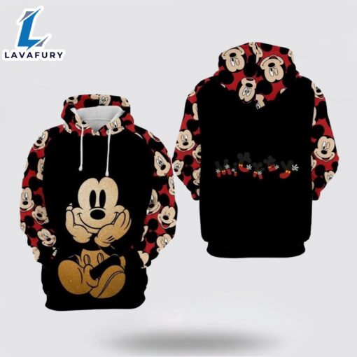 Mickey Mouse Over Print 3D Hoodie Trendy Urban Hoodies – Mickey 3D Shirts Gift