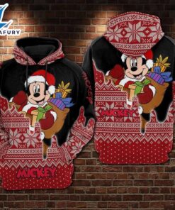 Mickey Mouse Santa Carrying Xmas…