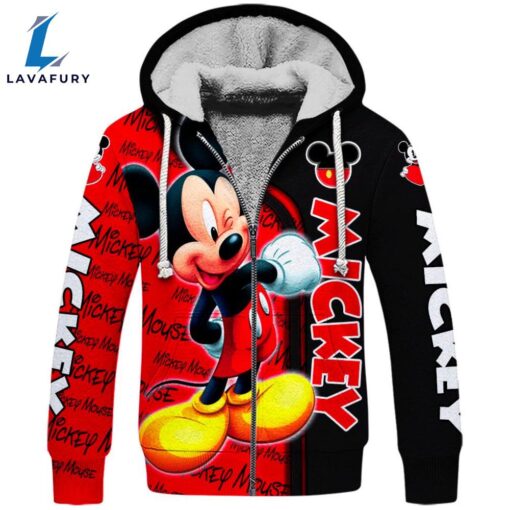 Mickey Mouse Themed Hoodie And Leggings Set