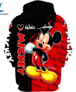 Mickey Mouse Themed Hoodie And Leggings Set