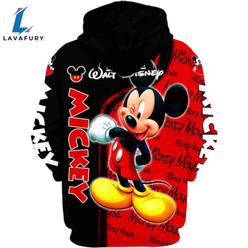 Mickey Mouse Themed Hoodie And Leggings Set