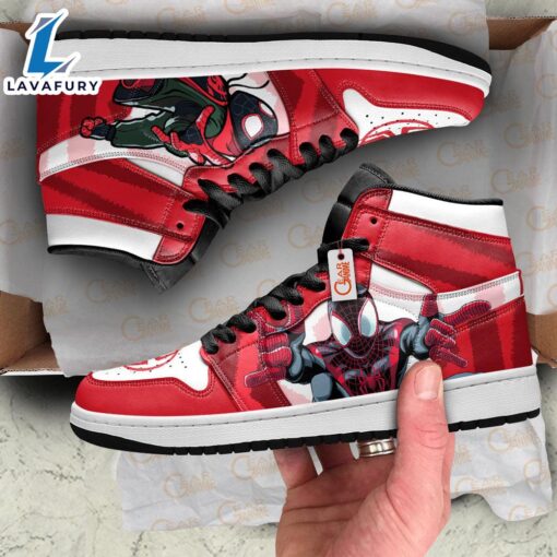 Miles Morales J1 Sneakers Custom For Movies Fans