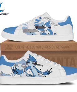 Mordecai Cartoon Stan Smith Shoes For Kid