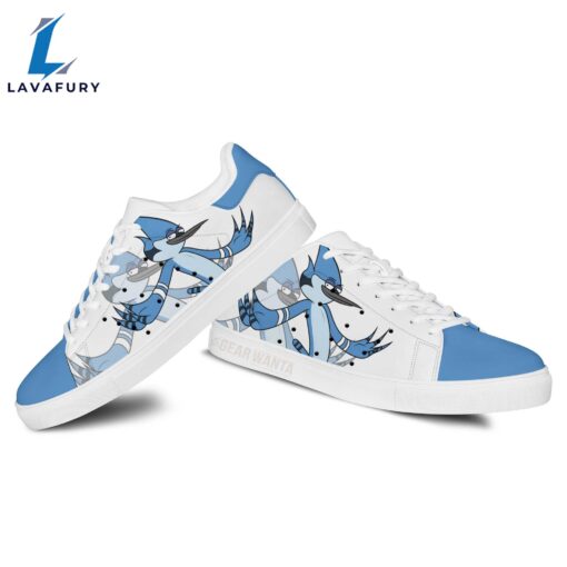 Mordecai Cartoon Stan Smith Shoes For Kid