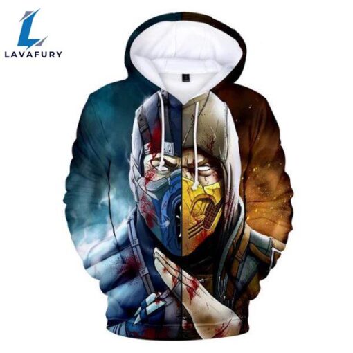 Mortal Kombat 11 3D Printed Men Fashion Hoodie