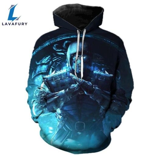 Mortal Kombat 11 Newest Blue Unisex 3D Printed Hoodies