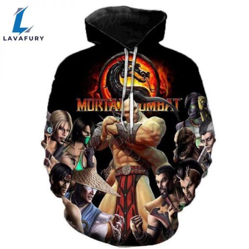 Mortal Kombat 11 Unisex Group Images 3D Printed Hoodies