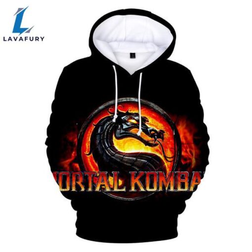 Mortal Kombat 3D Printed Classic Sign Men Fashion Hoodie