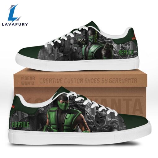 Mortal Kombat Reptile Cartoon Stan Smith Shoes For Kid