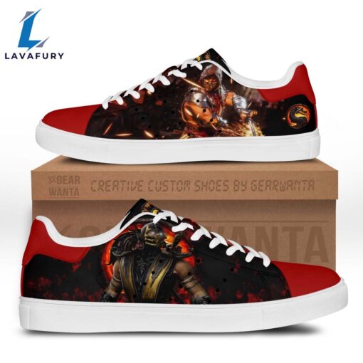 Mortal Kombat Scorpion Cartoon Stan Smith Shoes For Kid