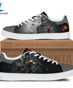 Mortal Kombat Smoke Cartoon Stan Smith Shoes For Kid