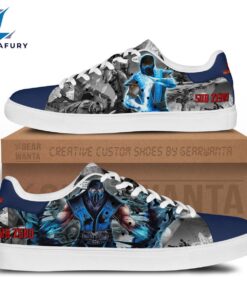 Mortal Kombat Sub-Zero Cartoon Stan Smith Shoes For Kid