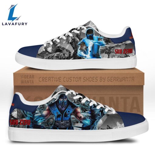 Mortal Kombat Sub-Zero Cartoon Stan Smith Shoes For Kid