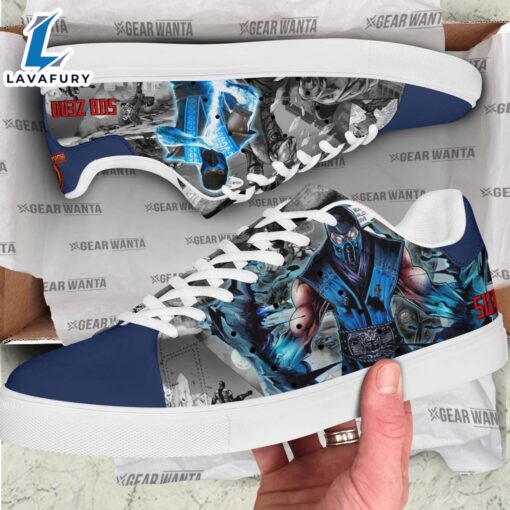 Mortal Kombat Sub-Zero Cartoon Stan Smith Shoes For Kid