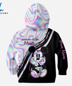 Never Too Old - Personalized Mickey Mouse Hoodie and Leggings