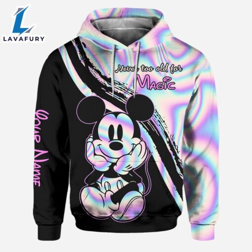 Never Too Old – Personalized Mickey Mouse Hoodie and Leggings