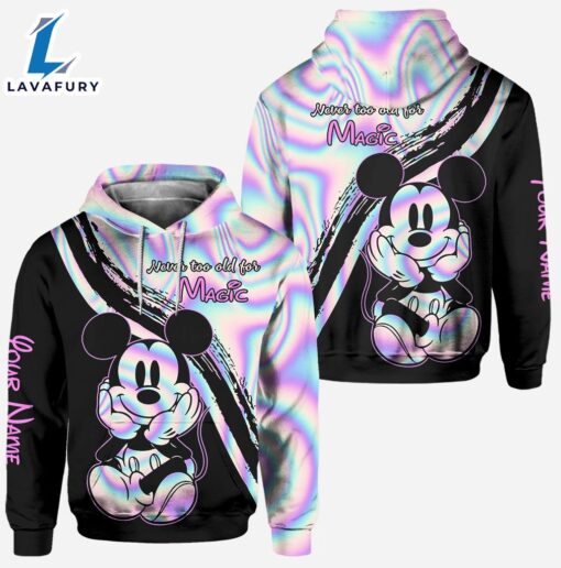 Never Too Old – Personalized Mickey Mouse Hoodie and Leggings