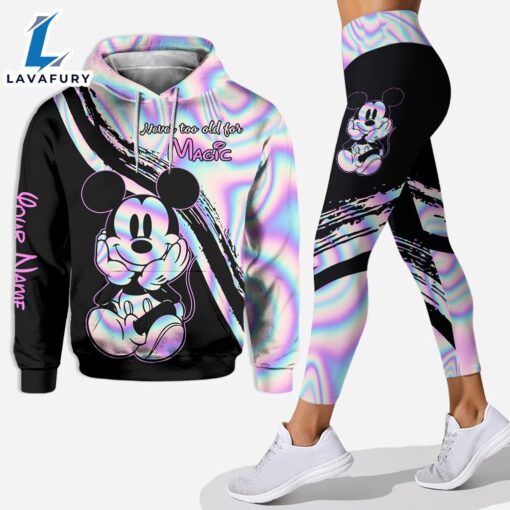 Never Too Old – Personalized Mickey Mouse Hoodie and Leggings