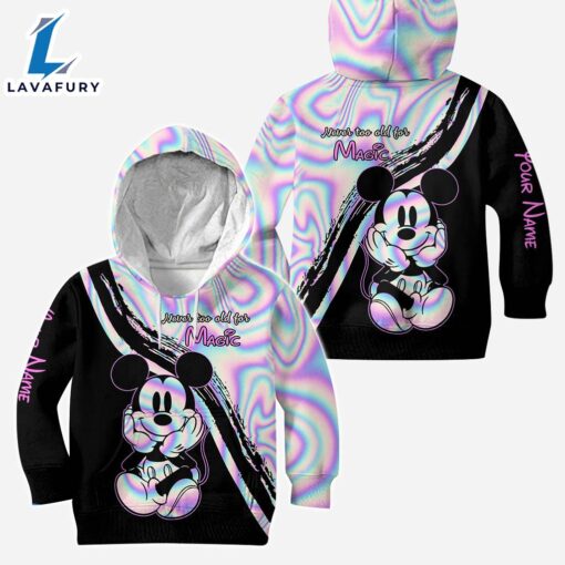 Never Too Old – Personalized Mickey Mouse Hoodie and Leggings