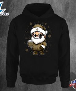 New Orleans Saints Santa Christmas Football Hoodie