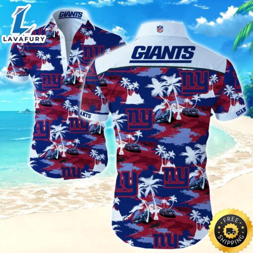 New York Giants Nfl Hawaiian Shirt Summer Button Up