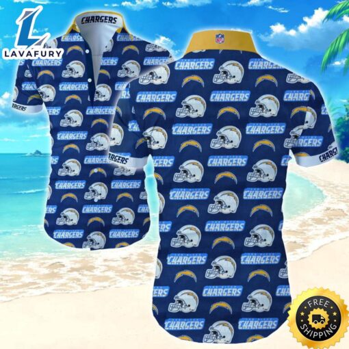 Nfl Los Angeles Chargers Hawaiian Shirt Summer Button Up