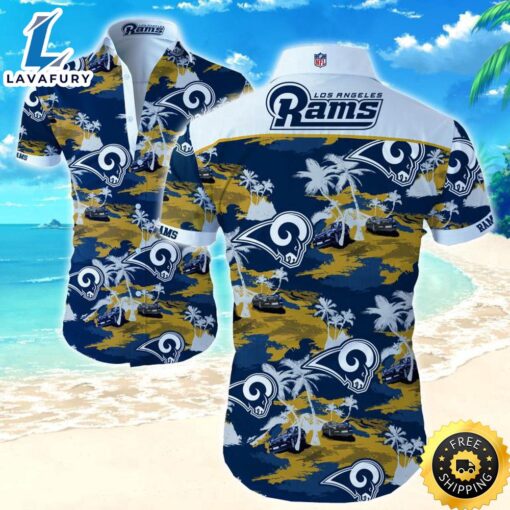 Nfl Los Angeles Rams Hawaiian Shirt Summer Button Up