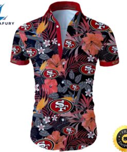 Nfl San Francisco 49Ers Hawaiian Shirt Summer Button Up