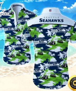 Nfl Seattle Seahawks Hawaiian Shirt Summer Button Up