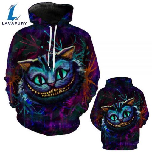 Nightmare Before Christmas Hoodies – Nightmare Before Christmas Series Naughty Cat Super Cool 3D Hoodie