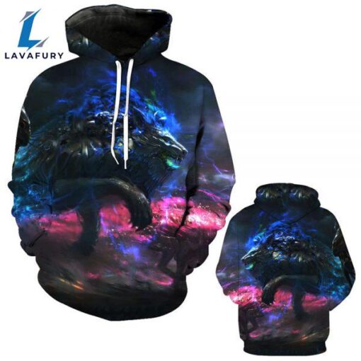 Nightmare Before Christmas Hoodies – Smoke Series Color Smoke Super Cool 3D Hoodie