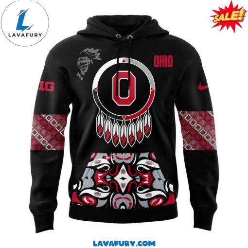 Ohio State Buckeyes 2024 Native American Heritage Month Premium Limited Pullover Hoodie