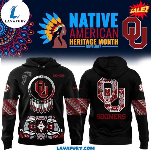 Oklahoma Sooners 2024 Native American Heritage Month Premium Limited Pullover Hoodie