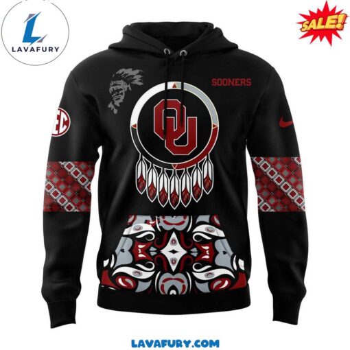 Oklahoma Sooners 2024 Native American Heritage Month Premium Limited Pullover Hoodie