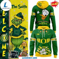 Oregon Ducks Merry Christmas Hoodie