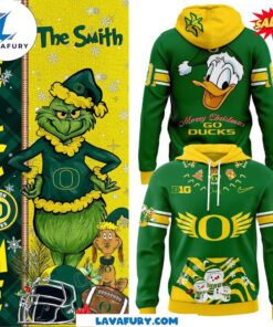 Oregon Ducks Merry Christmas Hoodie