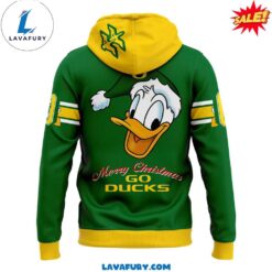 Oregon Ducks Merry Christmas Hoodie