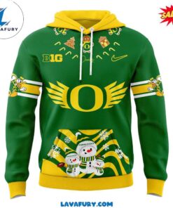 Oregon Ducks Merry Christmas Hoodie