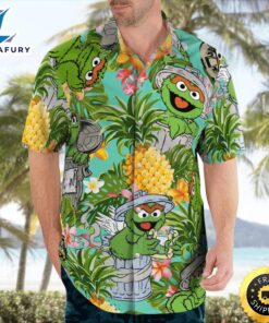 Oscar The Grouch Hawaiian Shirt