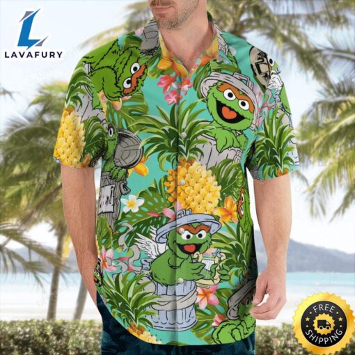 Oscar The Grouch Hawaiian Shirt