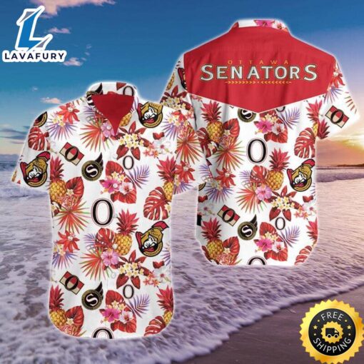 Ottawa Senators Hawaiian Shirt Summer Button Up